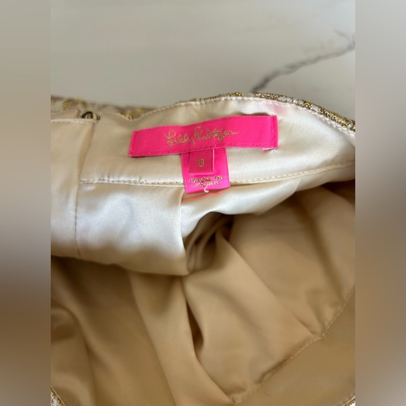 Lilly Pulitzer Dalsey Set Two Piece Gold - Picture 6 of 16